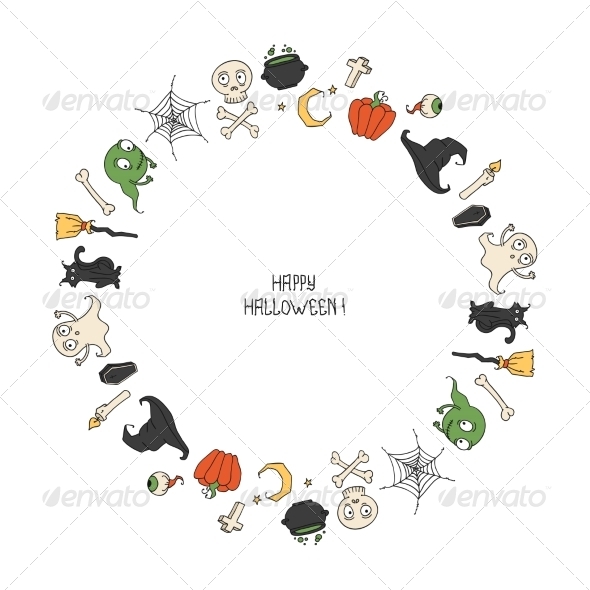 GraphicRiver Halloween Frame 8747485 GraphicRiver Halloween Frame 8747485