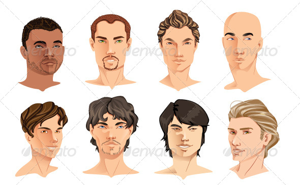 GraphicRiver Male Portraits 8748053 GraphicRiver Male Portraits 8748053