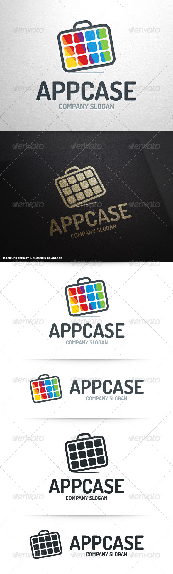 GraphicRiver App Case Logo Template 8748067 GraphicRiver App Case Logo Template 8748067