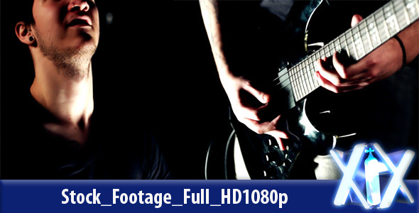 Guitar Player In Action Guitar Player In Action