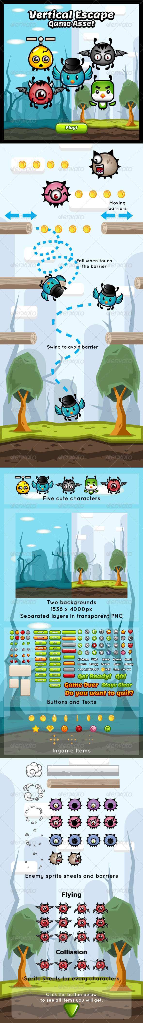 GraphicRiver Vertical Escape Game Asset 8748219 GraphicRiver Vertical Escape Game Asset 8748219