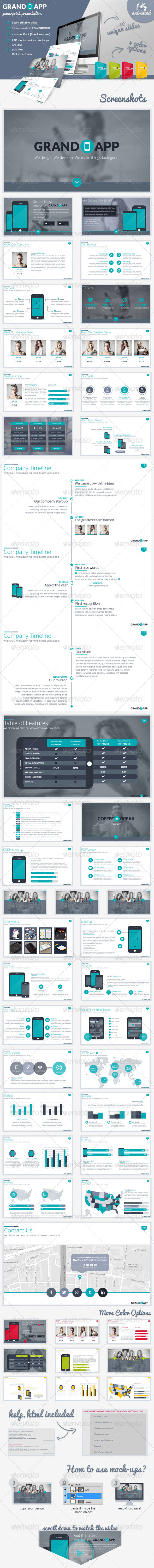 GraphicRiver Grand App Powerpoint Presentation 8748543 GraphicRiver Grand App Powerpoint Presentation 8748543