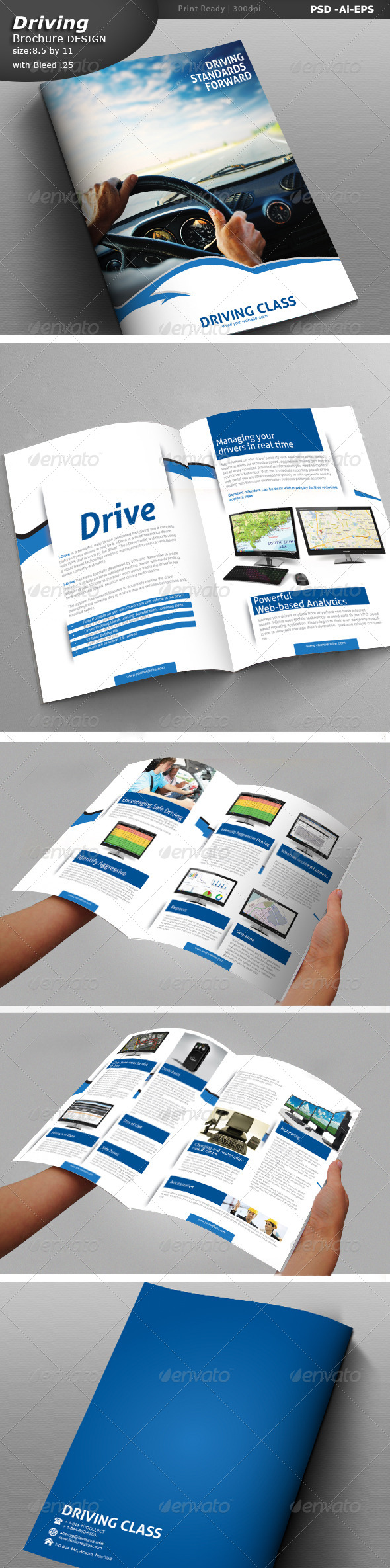 GraphicRiver Drive and Track your Car Brochure 8750393 GraphicRiver Drive and Track your Car Brochure 8750393