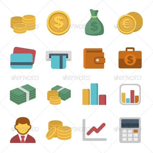 GraphicRiver Money Color Icon Set 8751071 GraphicRiver Money Color Icon Set 8751071