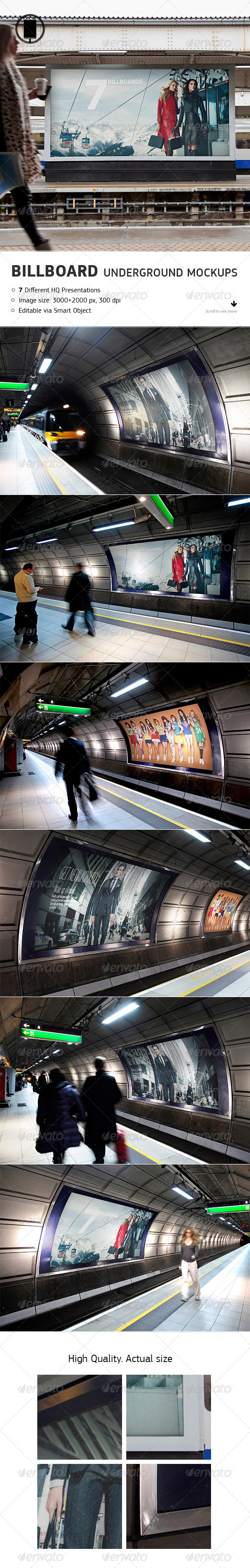 GraphicRiver Billboard Underground Metro Subway Mock-Up 8752105 GraphicRiver Billboard Underground Metro Subway Mock-Up 8752105