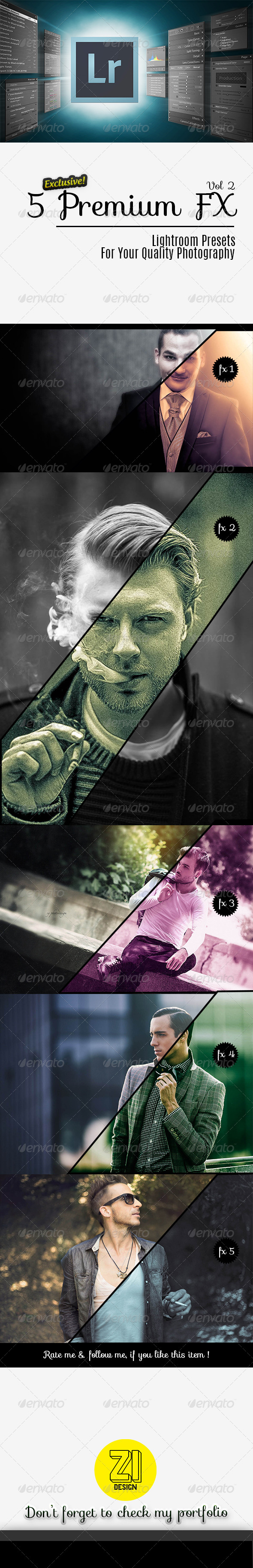 GraphicRiver 5 Premuim FX Lightroom Presets 8752381 GraphicRiver 5 Premuim FX Lightroom Presets 8752381