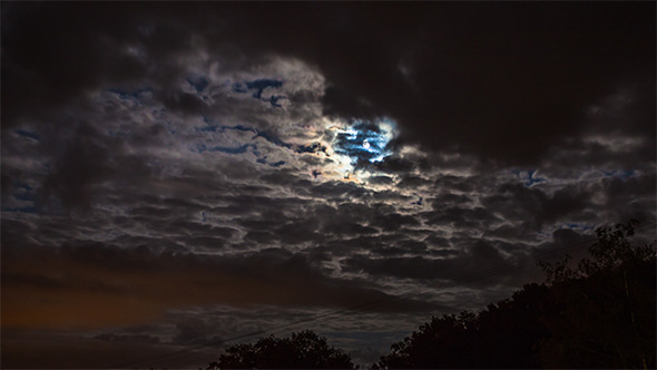 Night Clouds Moon Night Clouds Moon