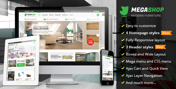 Megashop - Multipurpose Responsive Magento Theme