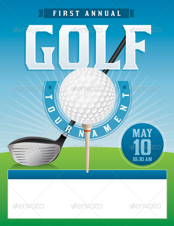 GraphicRiver Vector Golf Tournament Illustration 8754220 GraphicRiver Vector Golf Tournament Illustration 8754220