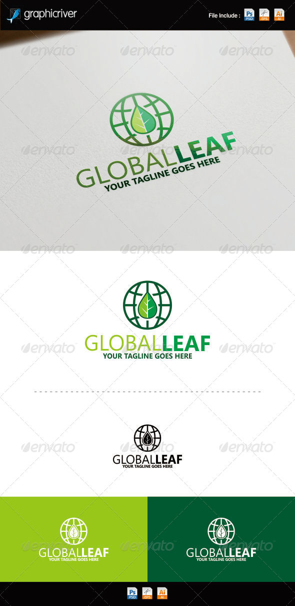 GraphicRiver Green World Logo 8754364 GraphicRiver Green World Logo 8754364