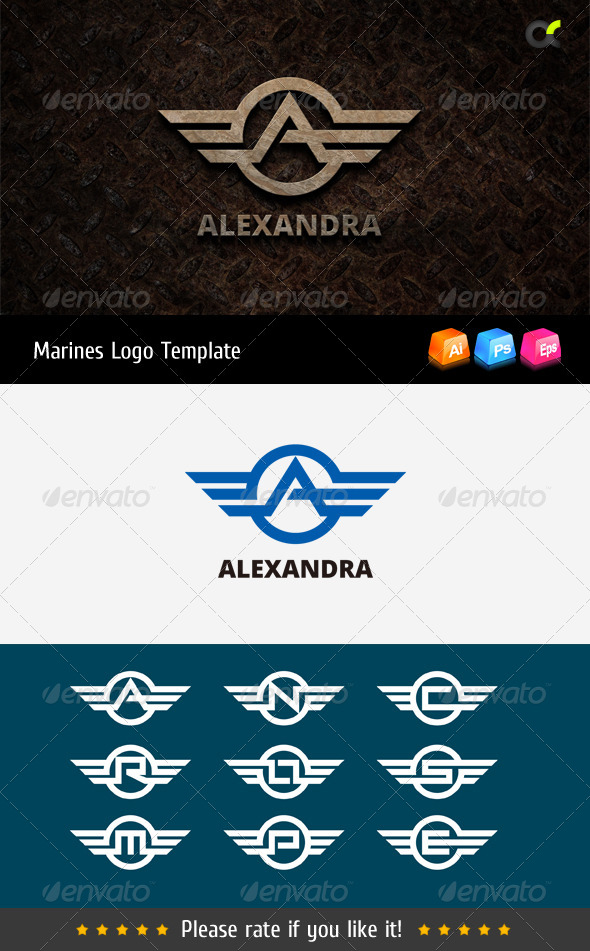 GraphicRiver Marines Logo Template 8754430 GraphicRiver Marines Logo Template 8754430