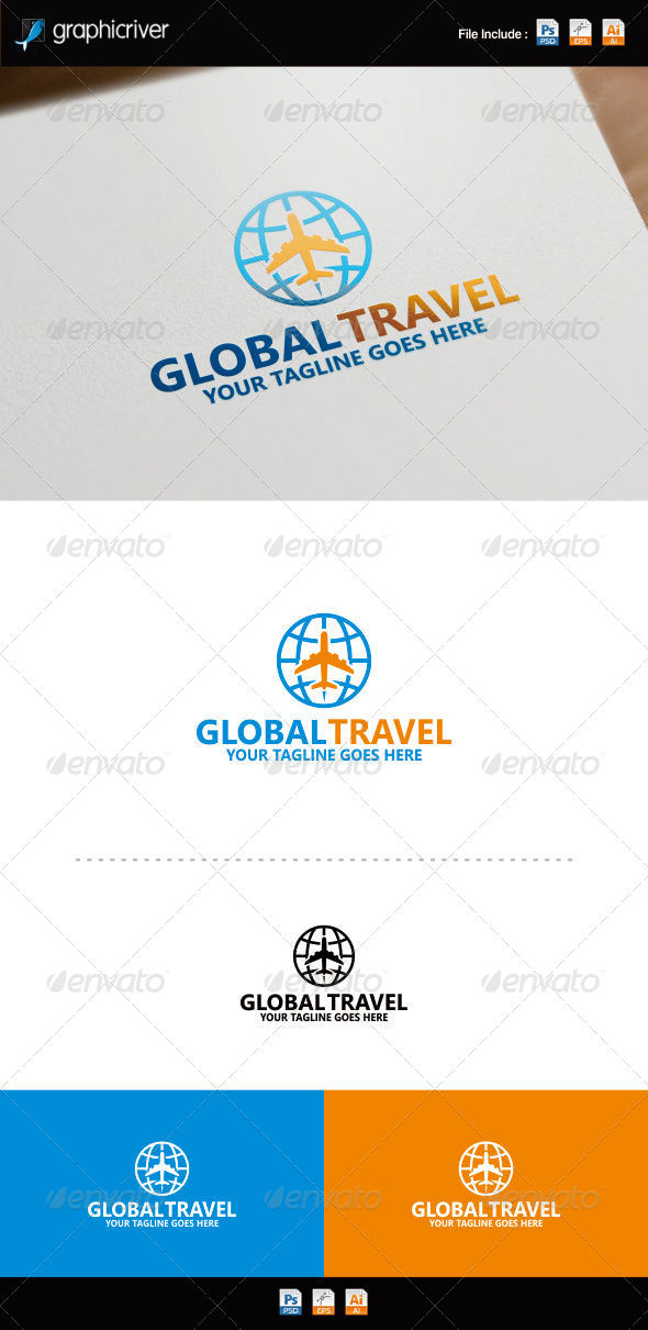GraphicRiver World Travel Logo 8754470 GraphicRiver World Travel Logo 8754470