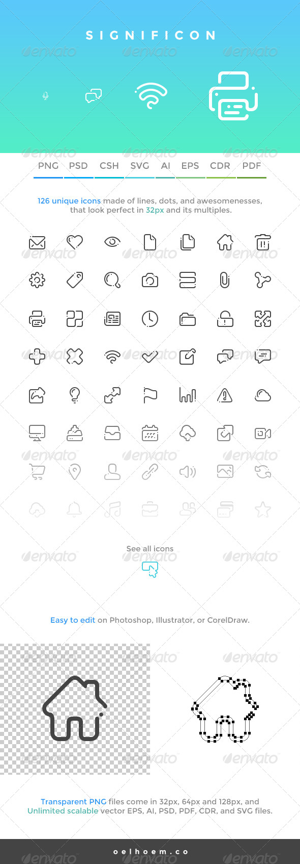 GraphicRiver Significon 126 Unique Icons 8754752 GraphicRiver Significon 126 Unique Icons 8754752