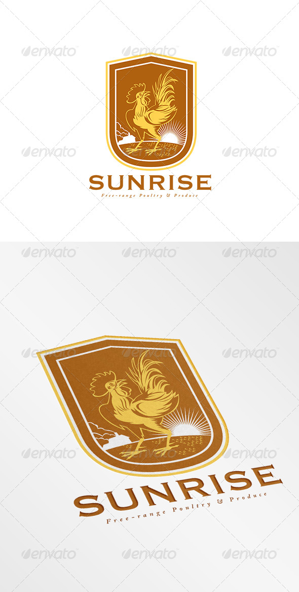 GraphicRiver Sunrise Free Range Produce Logo 8754753 GraphicRiver Sunrise Free Range Produce Logo 8754753