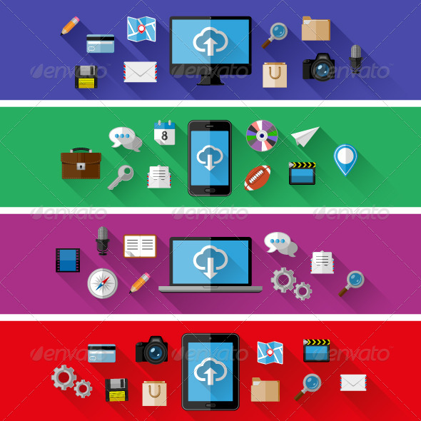 GraphicRiver Set of Web and Business Concepts in Flat Design 8754768 GraphicRiver Set of Web and Business Concepts in Flat Design 8754768