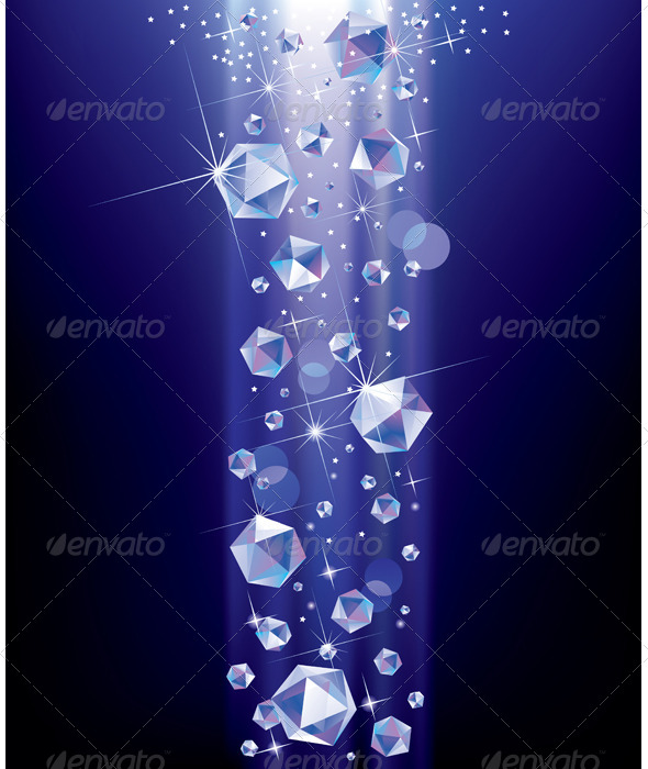GraphicRiver Diamond Falling 8755112 GraphicRiver Diamond Falling 8755112