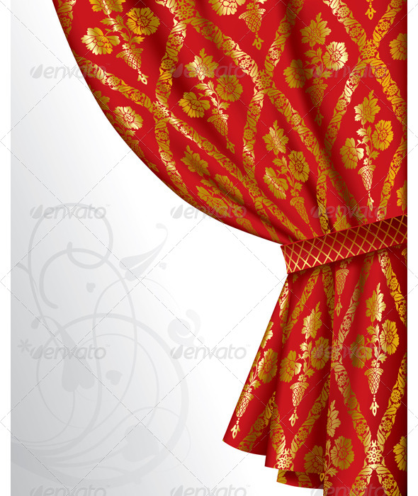GraphicRiver Red Drape 8755204 GraphicRiver Red Drape 8755204