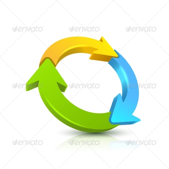 GraphicRiver Circular Arrow 3D 8755750 GraphicRiver Circular Arrow 3D 8755750