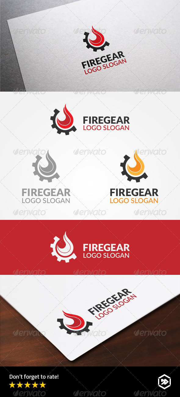 GraphicRiver Fire Gear or Fire Machine Industry 8755810 GraphicRiver Fire Gear or Fire Machine Industry 8755810