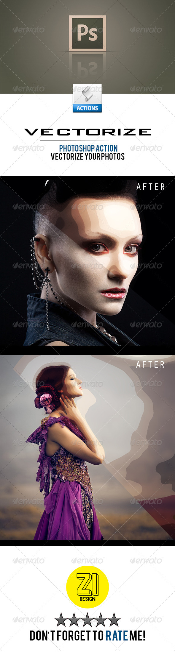 GraphicRiver Vectorize Photoshop Action 8755947 GraphicRiver Vectorize Photoshop Action 8755947