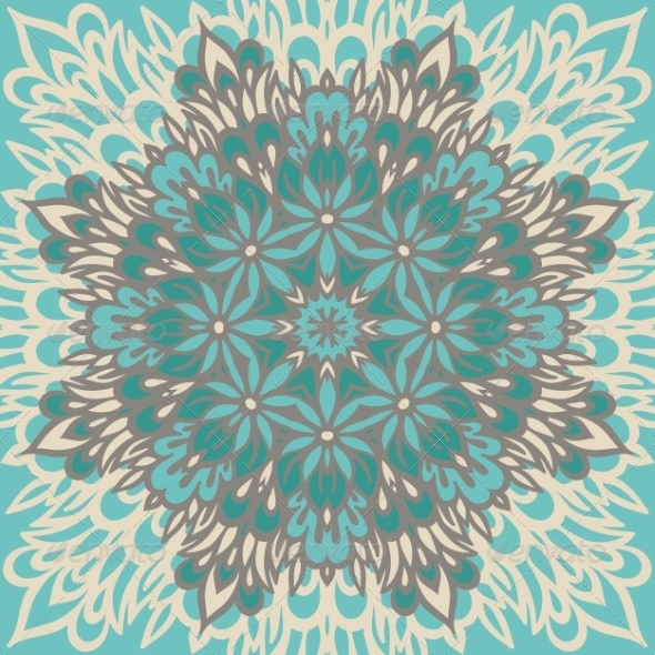 GraphicRiver Flower Mandala Abstract background 8756419 GraphicRiver Flower Mandala Abstract background 8756419