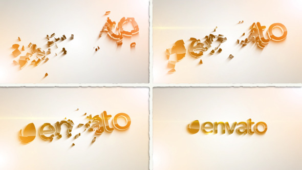 Clean 3D Logo Parts Clean 3D Logo Parts