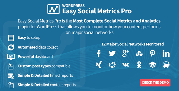 CodeCanyon Easy Social Metrics Pro for WordPress 8757292 CodeCanyon Easy Social Metrics Pro for WordPress 8757292