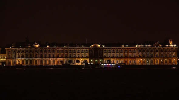 Hermitage in Petersburg White Night Hermitage in Petersburg White Night