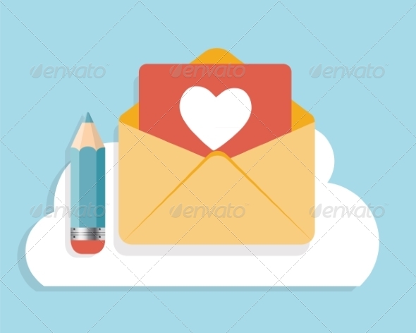 GraphicRiver Flat Design Concept Email Icon Vector Illustratio 8759249 GraphicRiver Flat Design Concept Email Icon Vector Illustratio 8759249