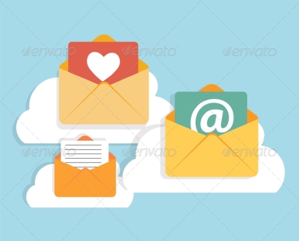 GraphicRiver Flat Design Concept Email Icon Vector Illustration 8759250 GraphicRiver Flat Design Concept Email Icon Vector Illustration 8759250