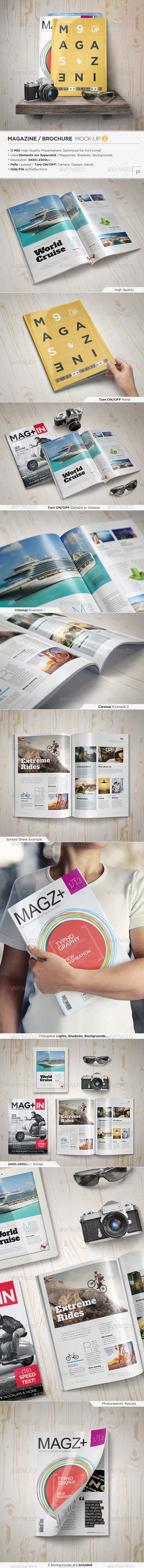 GraphicRiver Magazine Mock-Up Set 2 8759596 GraphicRiver Magazine Mock-Up Set 2 8759596