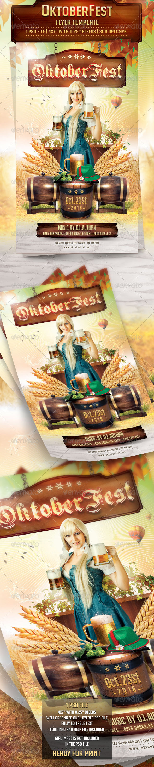 OktoberFest Flyer Template (Flyers)