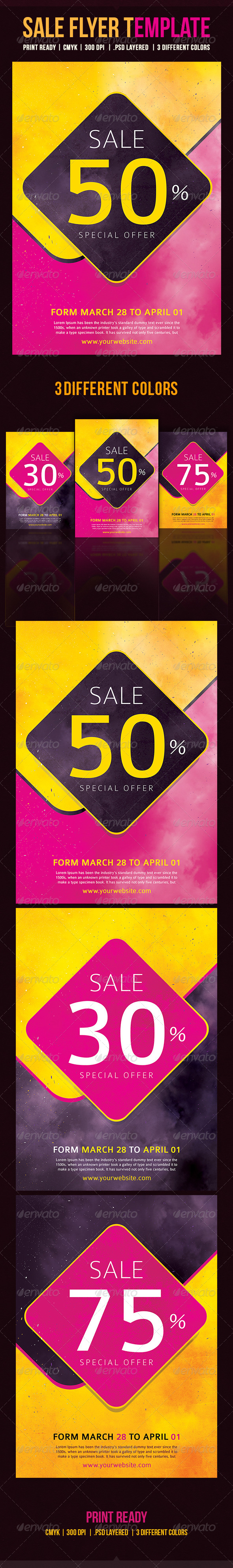 Sale Flyer Template (Commerce)