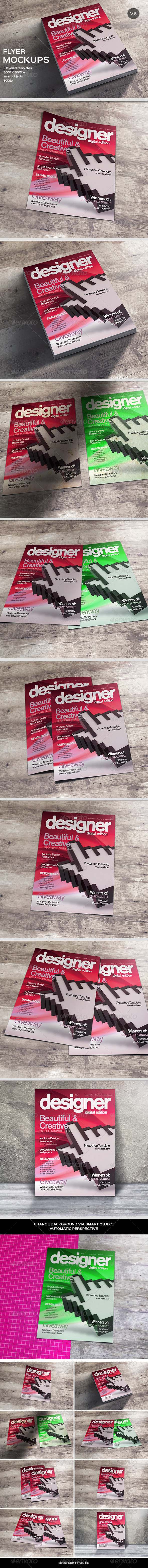 GraphicRiver Flyer Poster MockUp-Vol.6 8763924 GraphicRiver Flyer Poster MockUp-Vol.6 8763924