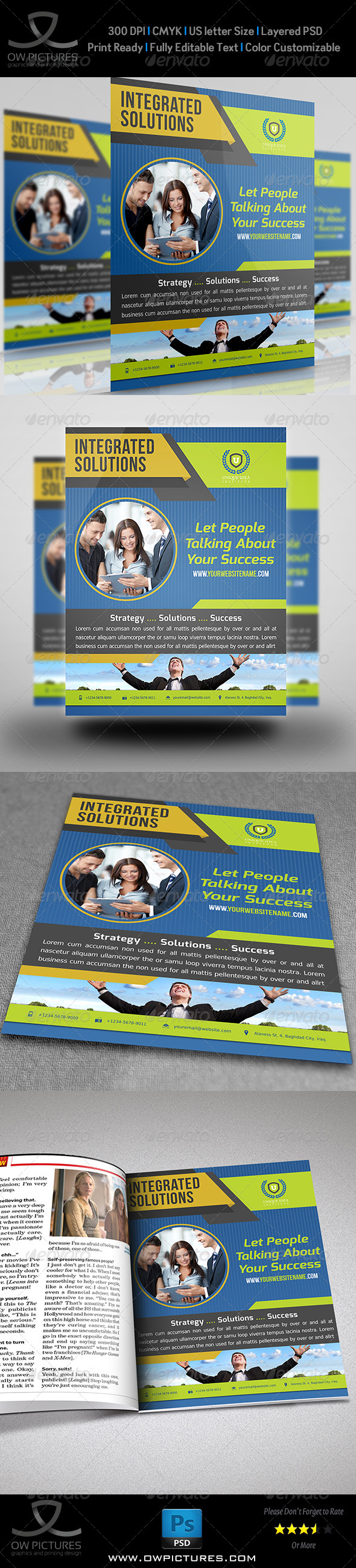 Corporate Company Flyer Template Vol.11 (Corporate)