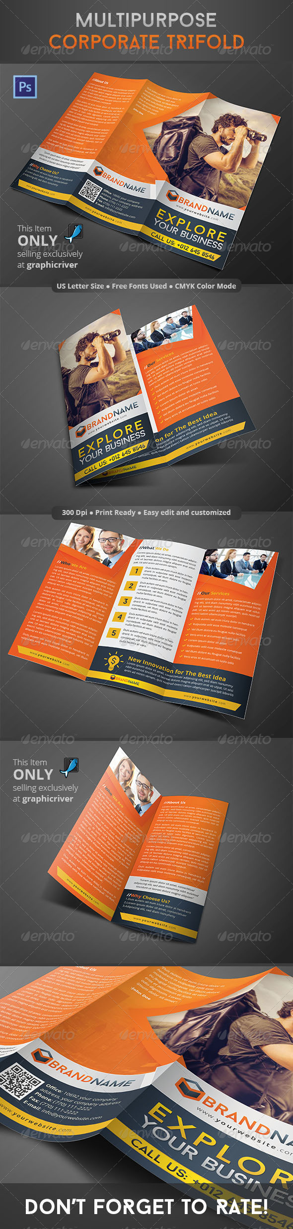 Multipurpose Corporate Trifold (Corporate)