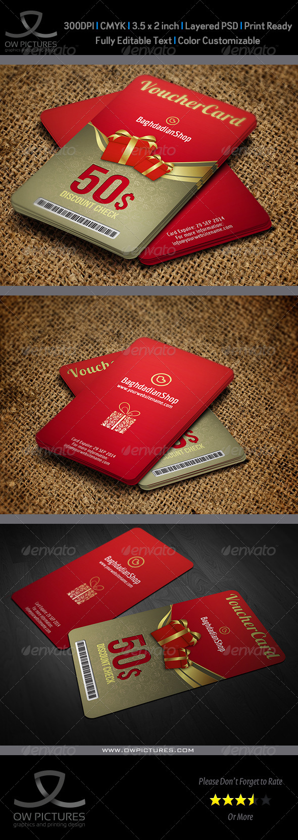GraphicRiver Gift Voucher Card Template Vol.12 8766000 GraphicRiver Gift Voucher Card Template Vol.12 8766000