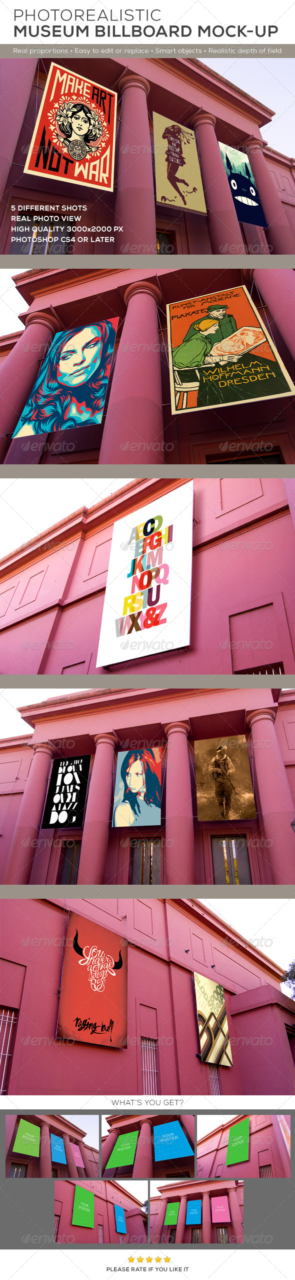 GraphicRiver Museum Billboard Exhibition Mock-Ups 8766696 GraphicRiver Museum Billboard Exhibition Mock-Ups 8766696