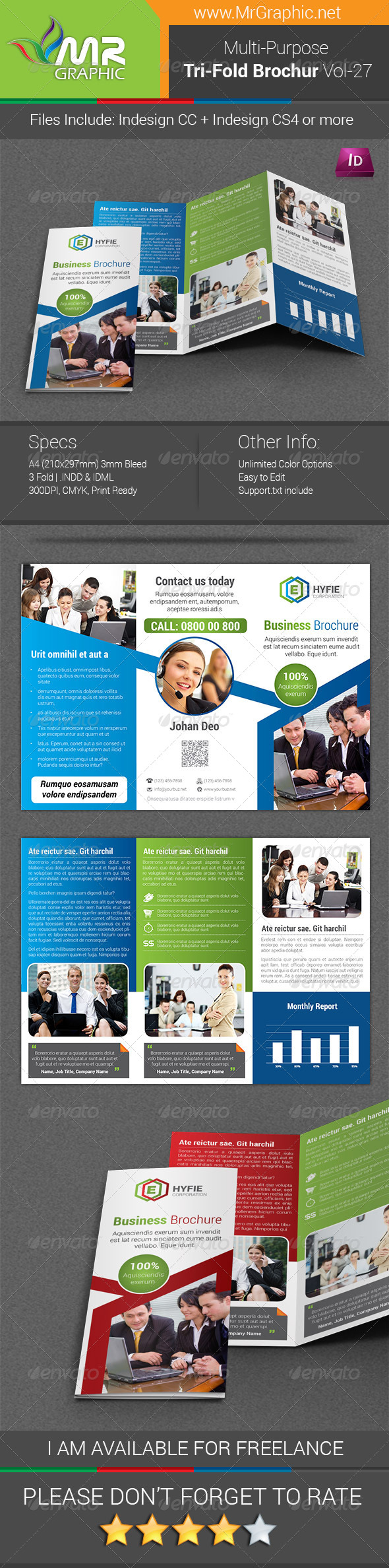 GraphicRiver Multipurpose Business Tri-Fold Brochure Vol-27 8766790 GraphicRiver Multipurpose Business Tri-Fold Brochure Vol-27 8766790