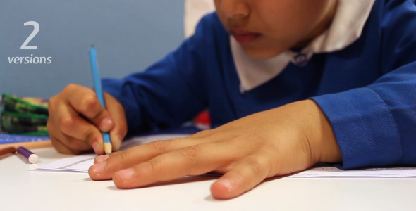 Kid Writing Kid Writing