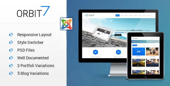 Orbit7 - Multipurpose Responsive Joomla Template