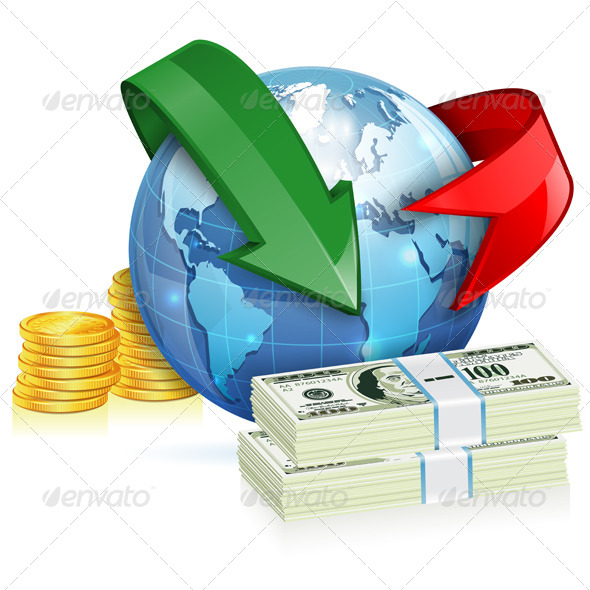 GraphicRiver Global Money Transfer Concept 8768481 GraphicRiver Global Money Transfer Concept 8768481