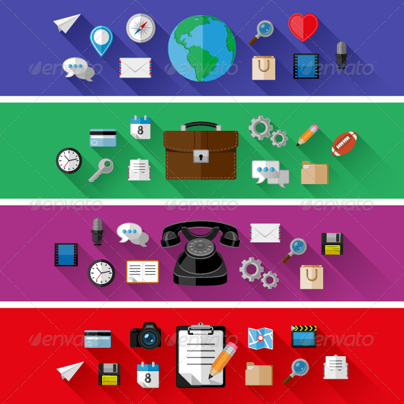 GraphicRiver Set of Web and Business Concepts 8768630 GraphicRiver Set of Web and Business Concepts 8768630