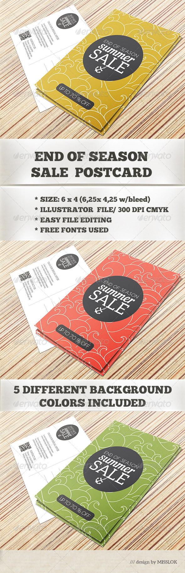 GraphicRiver End of Season Summer Sale Postcard Mailer 8768990 GraphicRiver End of Season Summer Sale Postcard Mailer 8768990