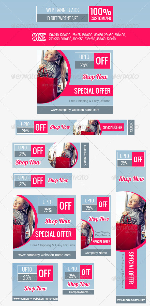 GraphicRiver Simple Web Banner Ads 8769420 GraphicRiver Simple Web Banner Ads 8769420