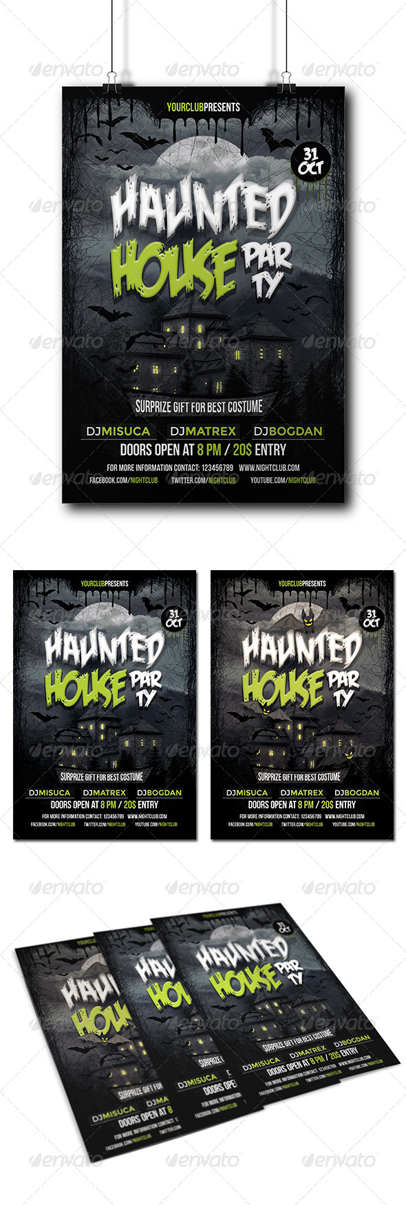 GraphicRiver Halloween Party Flyer 8769844 GraphicRiver Halloween Party Flyer 8769844
