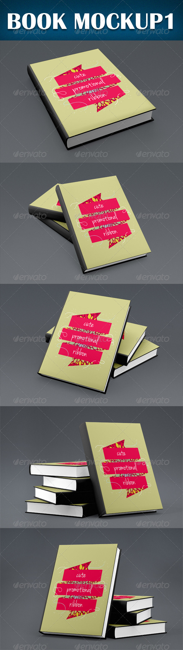 GraphicRiver Book Mockup 8769857 GraphicRiver Book Mockup 8769857