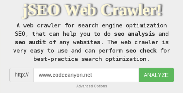 CodeCanyon jSEO Web Crawler For Search Engine Optimization 8770392 CodeCanyon jSEO Web Crawler For Search Engine Optimization 8770392
