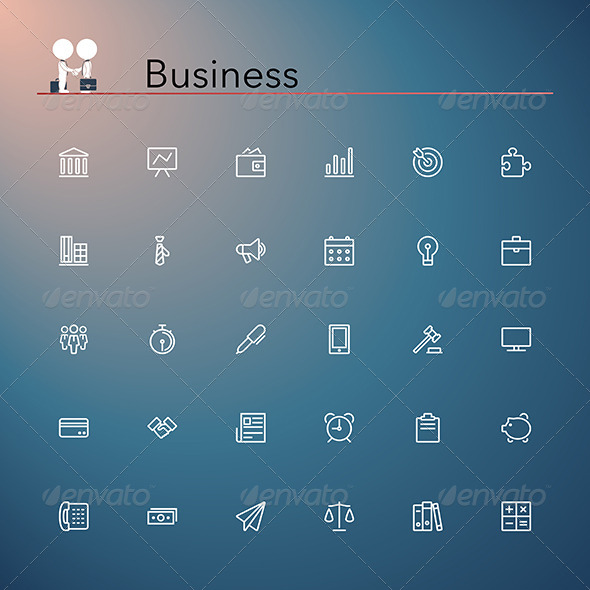 GraphicRiver Business Icons 8770677 GraphicRiver Business Icons 8770677