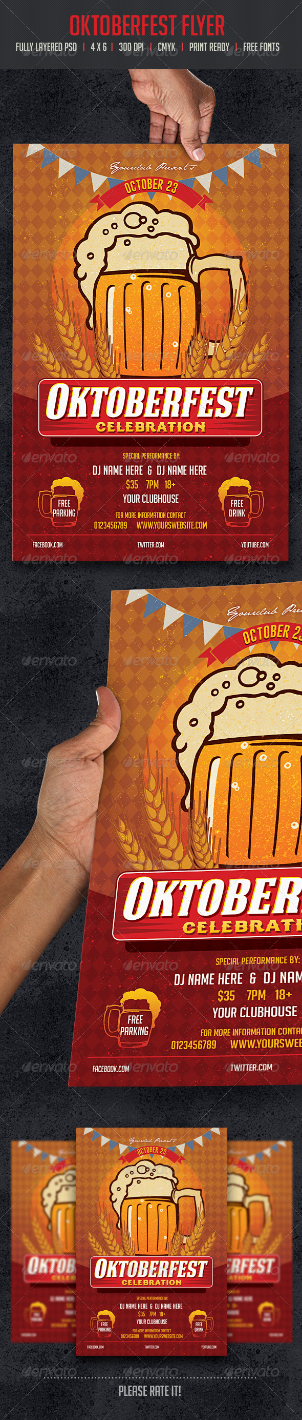 GraphicRiver Oktoberfest Flyer 8771156 GraphicRiver Oktoberfest Flyer 8771156